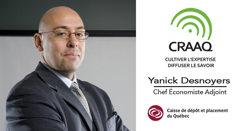 Yanick Desnoyers, Chef Économiste Adjoint à la Caisse de Dépôt et Placement du Québec