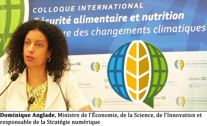 "Développons des projets innovants en transformation alimentaire" Dominique Anglade