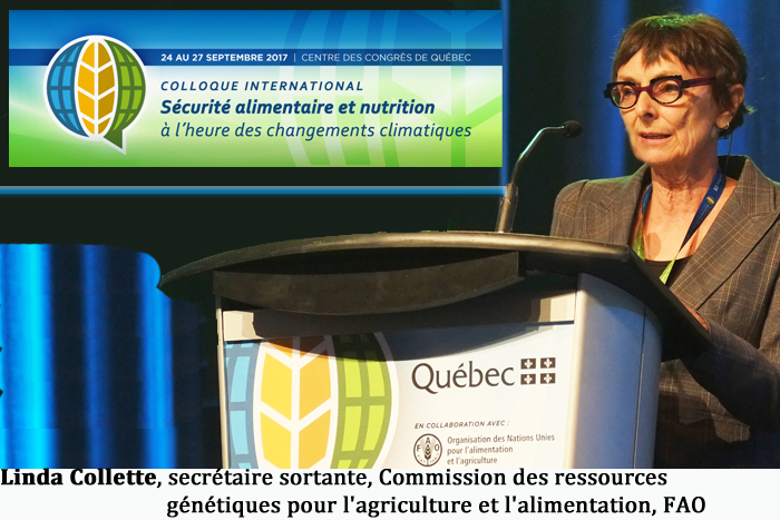 Linda Collette, secrétaire sortante, Commission des ressources génétiques pour l'agriculture et l'alimentation, FAO