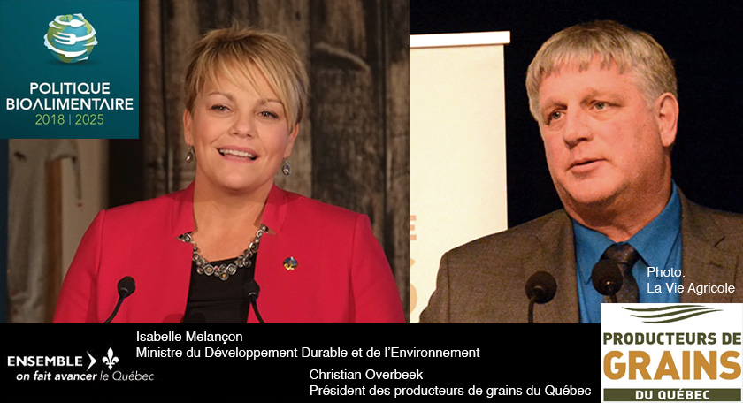 Politique alimentaire, producteurs de grains du Québec, Agro Quebec
