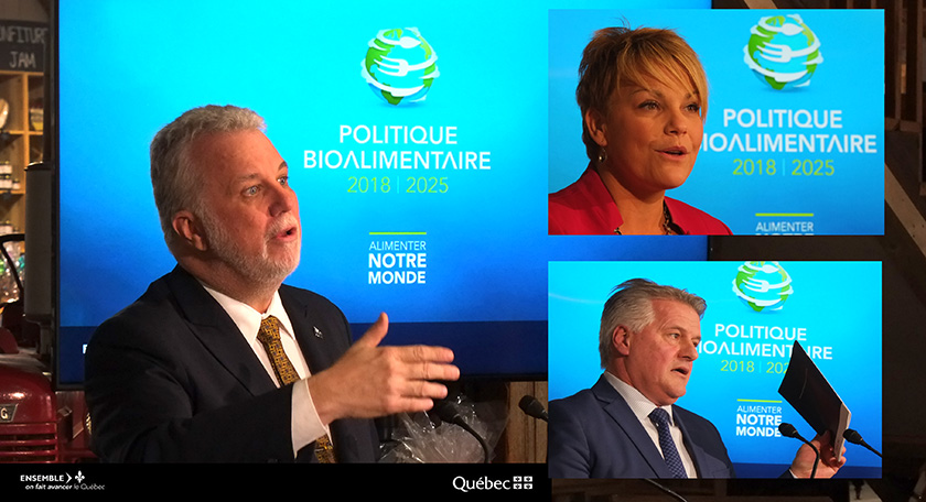 Politique bioalimentaire, cuillard, Lessard, Agro Quebec