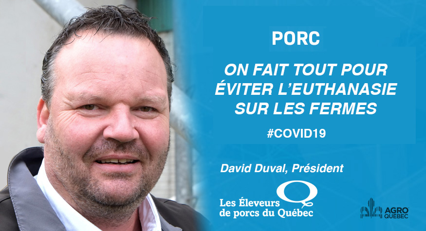 David Duval, Éleveurs de Porcs du Québec
